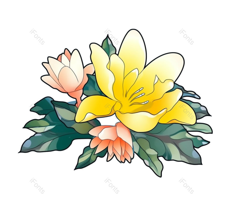 叶子图片,装饰元素,母亲节PNG,清新免抠素材